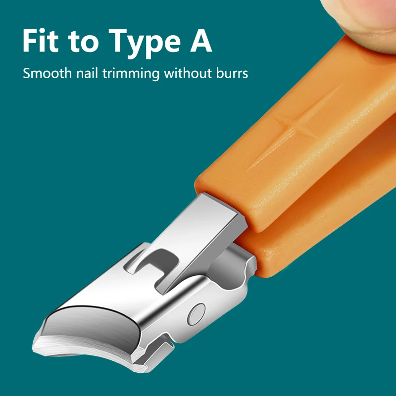 

Large Jaw Openning Nail Clipper Thick Hard Slanted Nail Cutter Stainless Steel Manicure Tools Toe Cutter Trimmer Anti-Splash