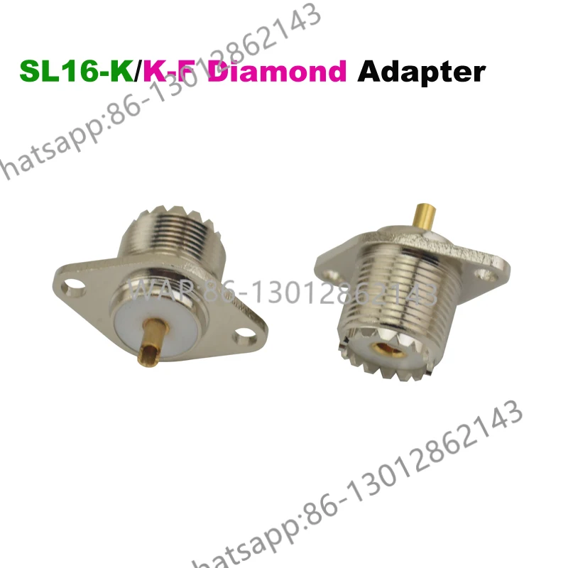 SL16-K (UHF SO239 Female)/KF Diamond Socket jack RF Adapter