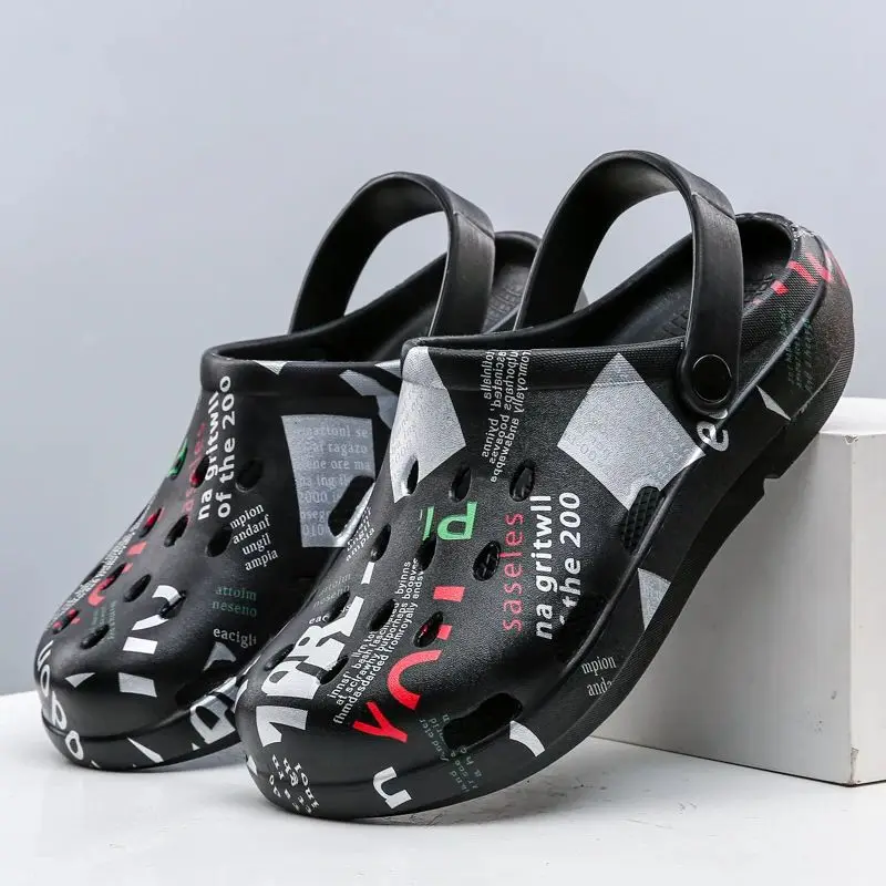 

New Summer Lightweight Breathable Men's Clog Sandals Quick-Lock Closure Linen Upgraded Comfort Footwear for the Season