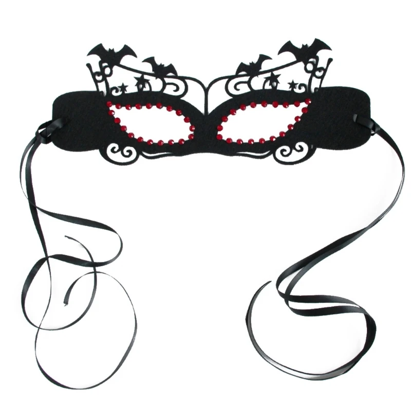 

Bats Mask Rhinestones Mask Masquerade Mask Half Face Mask Halloween Costume Mask Venetians Mask for Party