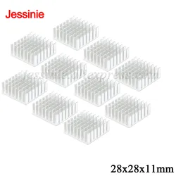 10pcs/1pcs 28*28*11mm Heatsink Radiator Cooler Cooling Fin Aluminum Heat Sink 28X28X11mm