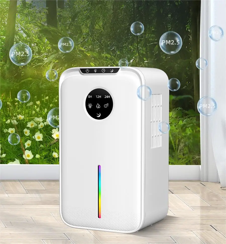 Practical 2.5 Liter Smart Multi-Functional Air Dryer 1000l/D Dehumidifier And Air Purifier Household Dehumidifier For Home