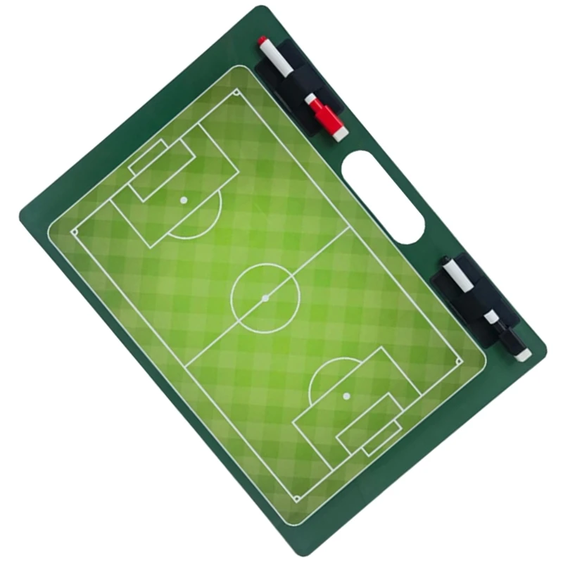 Tactic Board Dry Erases Board Football Coaching Board for Coaches with 2 Markers E56D