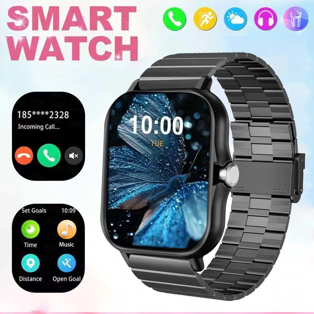 Multifunction Smart Watch 1.83 Inch Full Touch Screen Sport Fitness Watch Bluetooth Call Digital Women Smartwatch Classi Men New