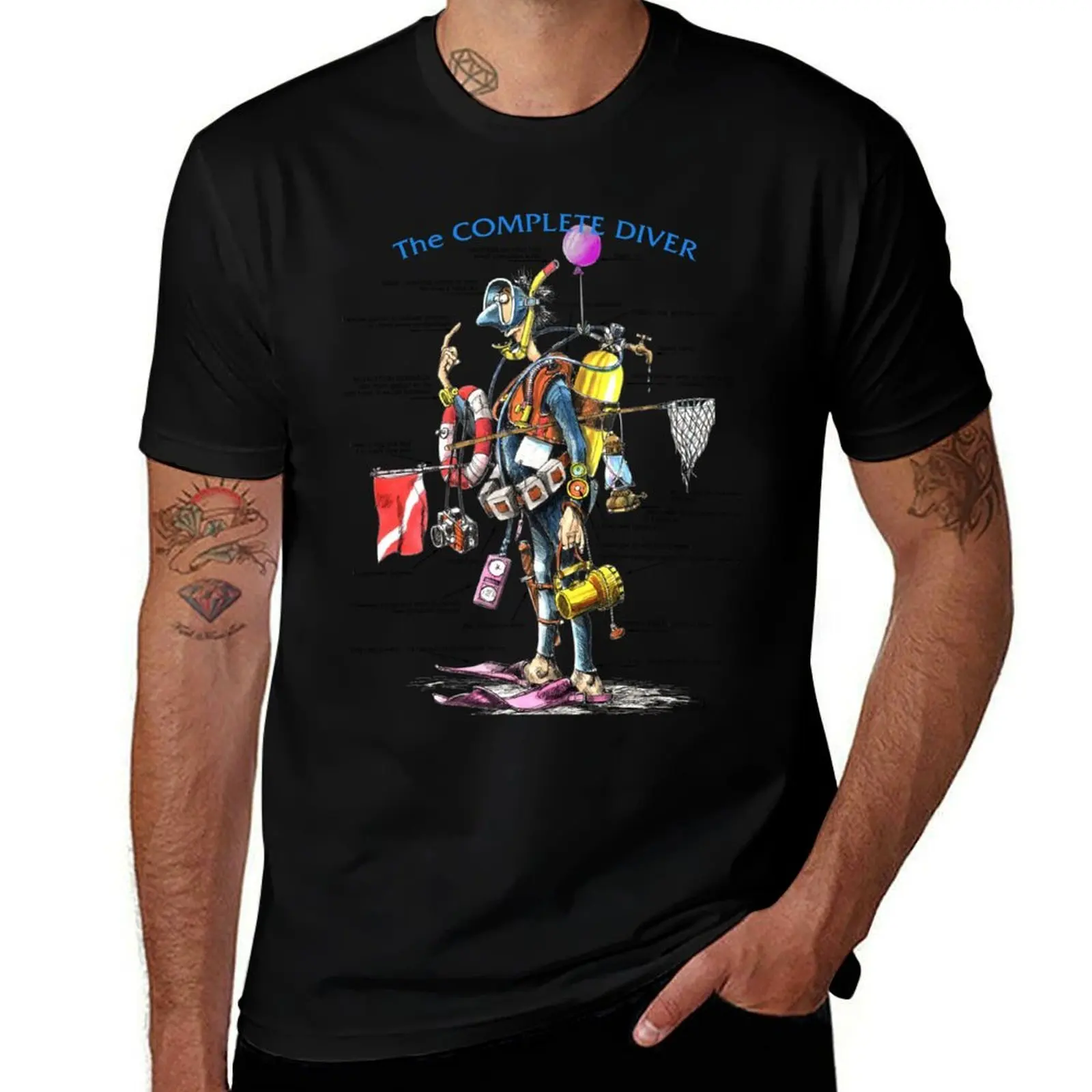 The complete Diver T-Shirt Casual All Match Short Sleeve T-Shirt