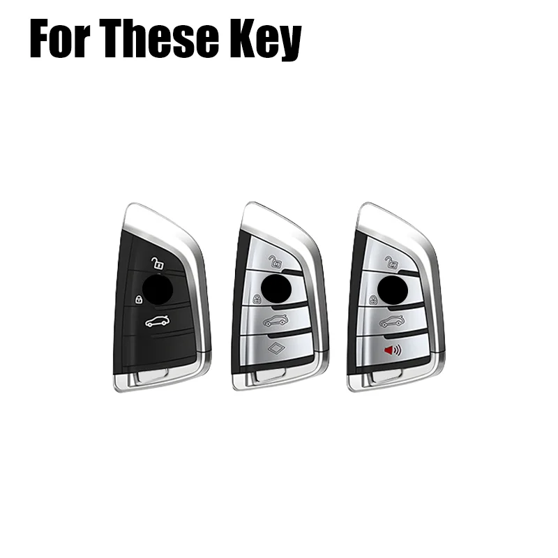 Z+ Alloy Leather TPU Car Key Fob Case Cover For BMW 2 3 4 5 6 X1 X2 X3 X4 X5 X6 X7