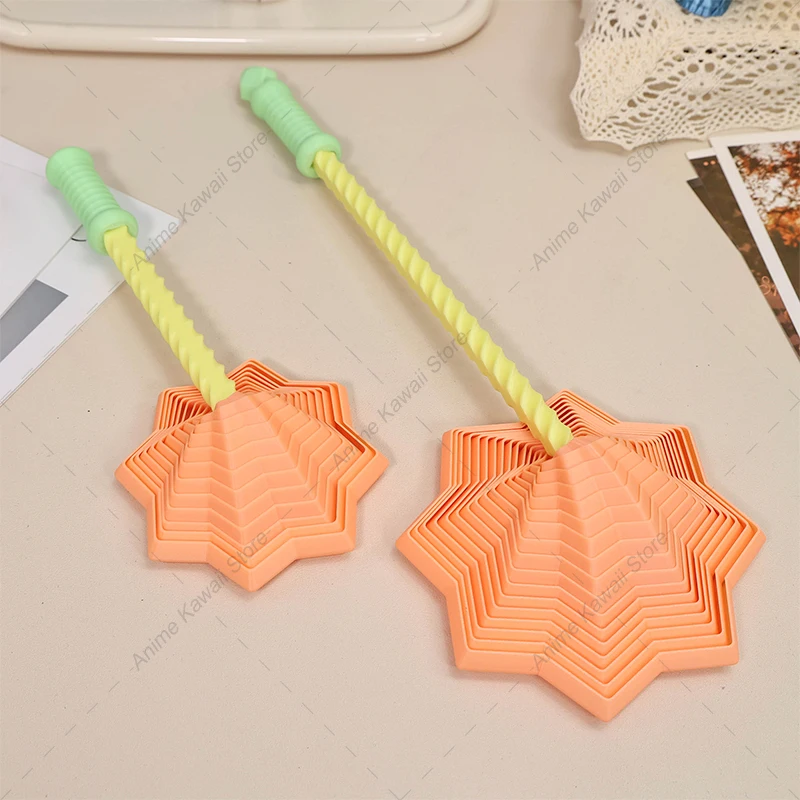 3D-Gedruckter Sensorischer Zauberstab Spinner Fidget-Spielzeug Sternmodell Visuelle Illusion Wirbelnde Spiral-Ornamente Stressabbau-Brettspiel