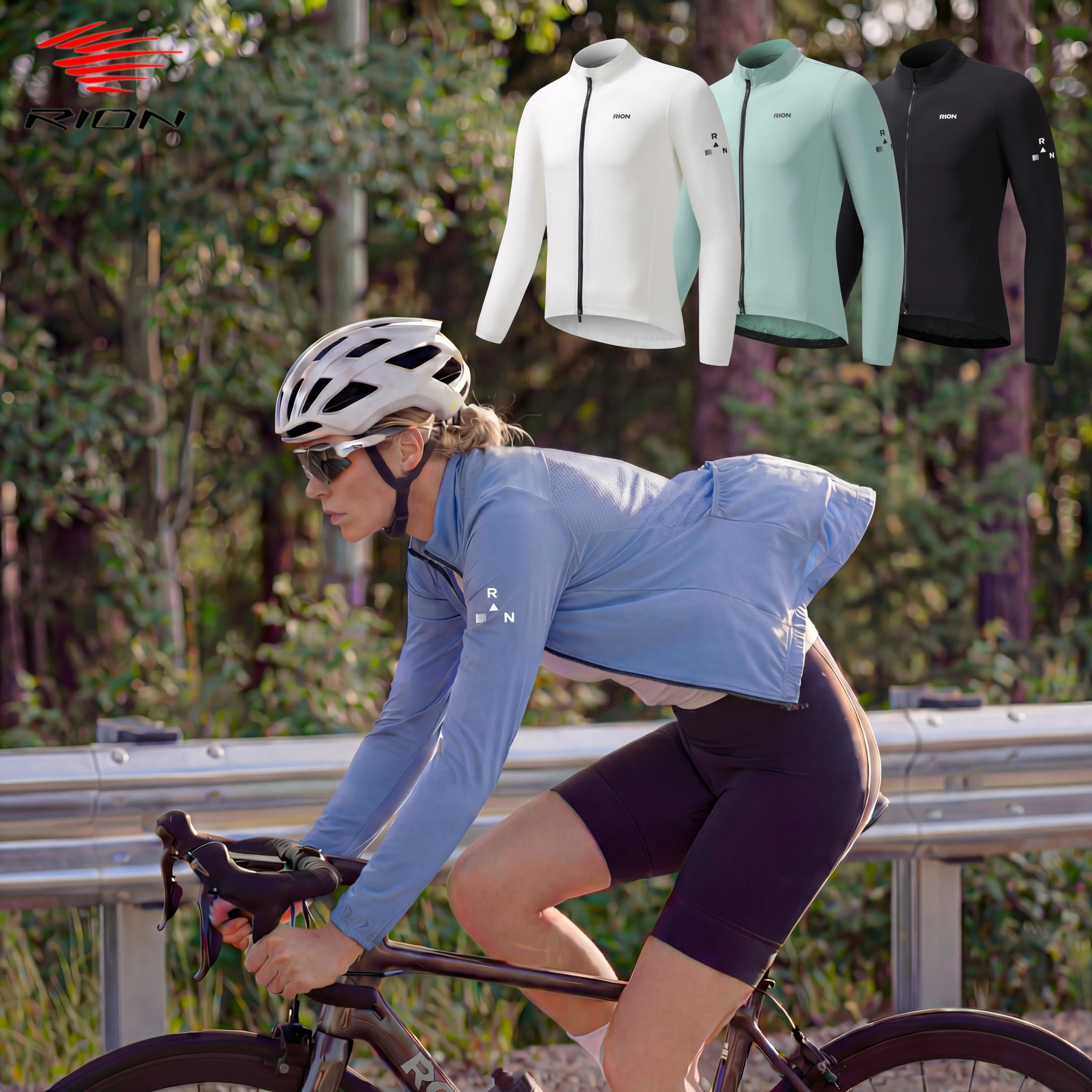 

Ветровка RION унисекс для велоспорта: легкая, компактная, ветрозащитная, быстросохнущая для мужчин и женщин, для весенне-летних прогулок на велосипеде