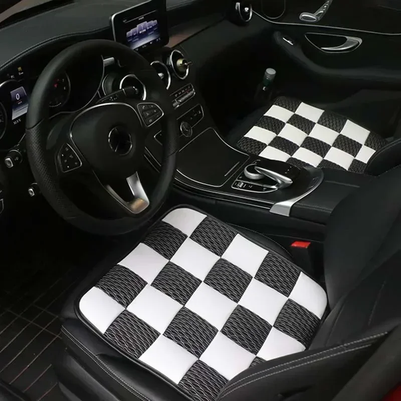 1pcs Union Jack PU Ice silk cushion Seat Cushion Covers Pad Car Styling For MINI Cooper JCW One  R55 R56 R58 R59 R60 R61 F54 F55