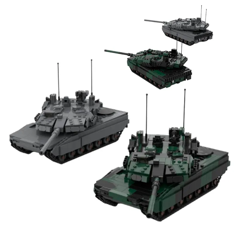 

MOC Small Particle Building Blocks Tank Model Toy Ornament Boy Gift Set 1193pcs