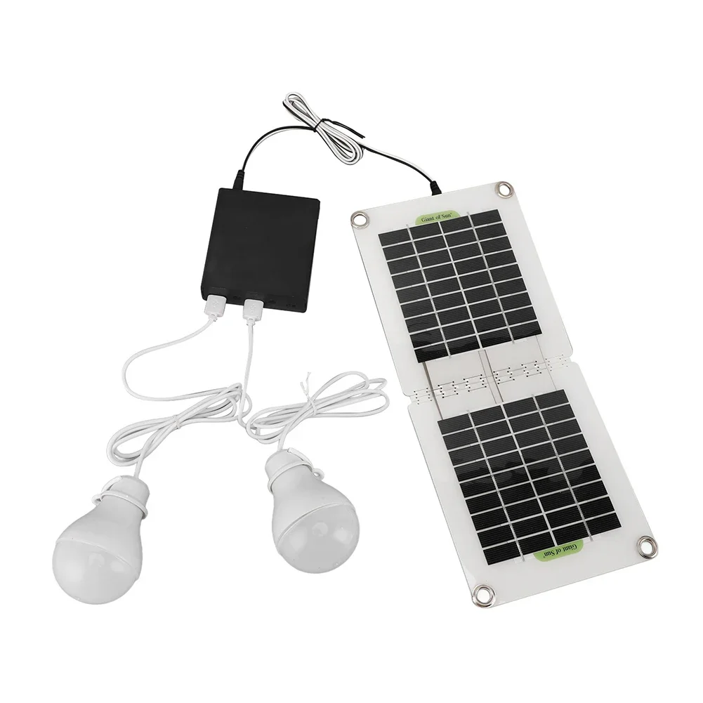

Наружное освещение, комплект солнечных панелей, портативный солнечный свет, яркое и постоянное освещение, компактный и легкий