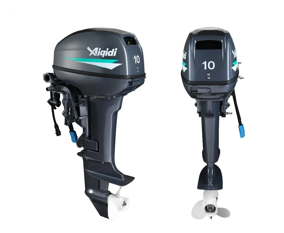 

10HP 72V Electric Boat Motors Water Cooled Tiller/Remote Control Motor 7.3KW Outboard Engines Magnet Synchronous