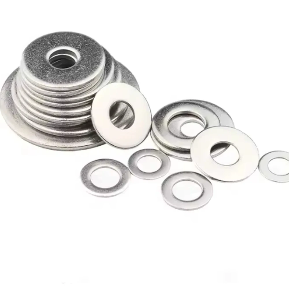 

180pcs Stainless Steel Sealing Solid Gasket Washer M2 M2.5 M3 M4 M5 M6 M8 M10 Sump Plug Oil for General Repair Seal Ring Washers