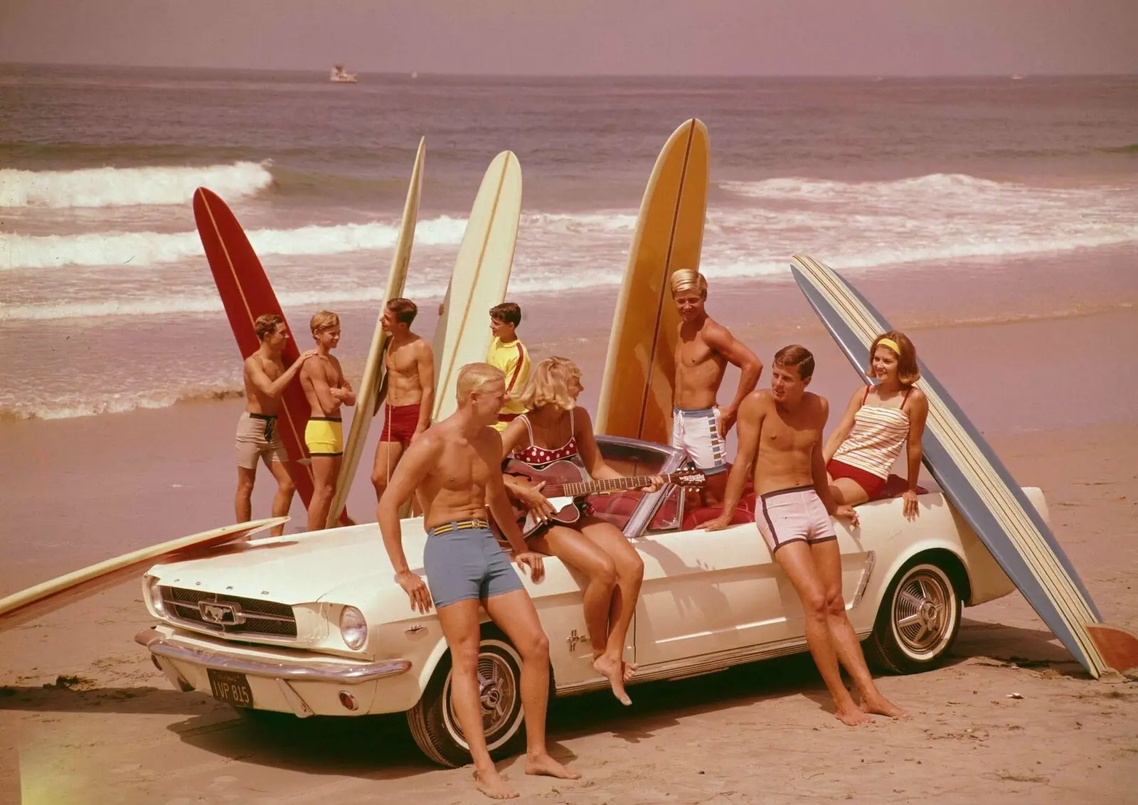 BEACH LIFESTYLE Art Picture Print Silk Poster Home Wall Decor