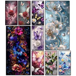 2025 Diamond Mosaic Kit DIY Fantasy Butterfly Flowers Diamond Painting Art 5D Square Round Rhinestone Cross Stitch Home Decor