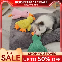 HOOPET Dog Sleeping Toy Duck Chew Sounding Toy for Small Medium Large Dogs Outdoor Interactive Pet Training Toy Dog Accessories