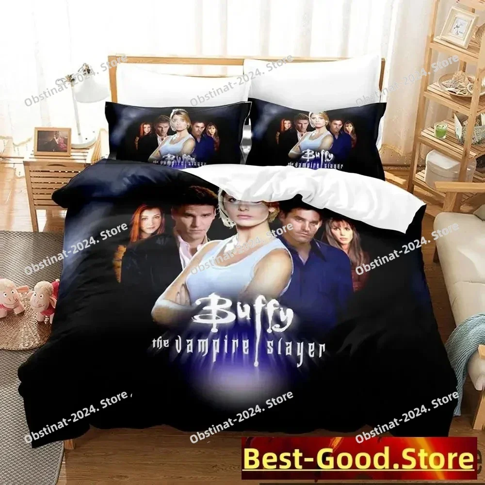 

3D Print Buffy the Vampire Slayer Printed Bed Set Duvet Cover Pillowcase Bedding Set Bed Linen Sheet Quilt Cover Full Queen Size