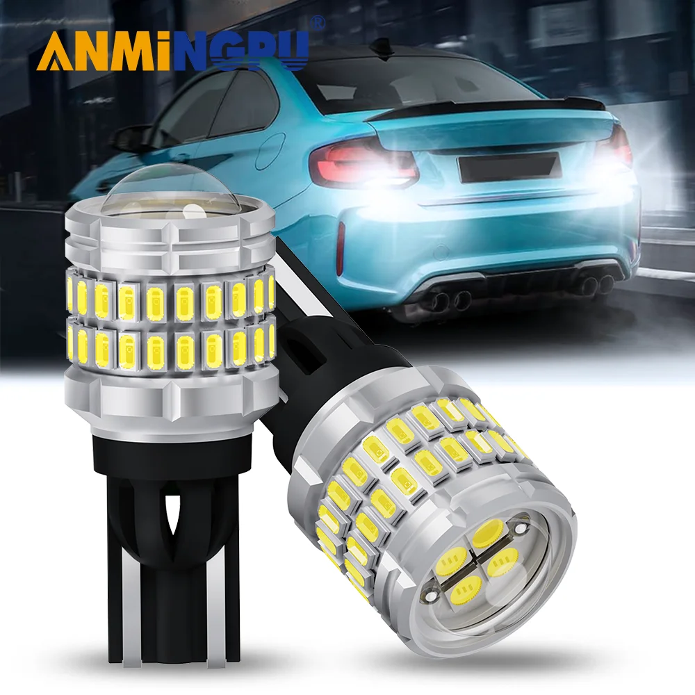 

2x T15 T16 LED Reverse Lights W16W Bulbs Canbus Car Back Up Super Bright High Power Rear Lamp Parking Lamp 6500k White