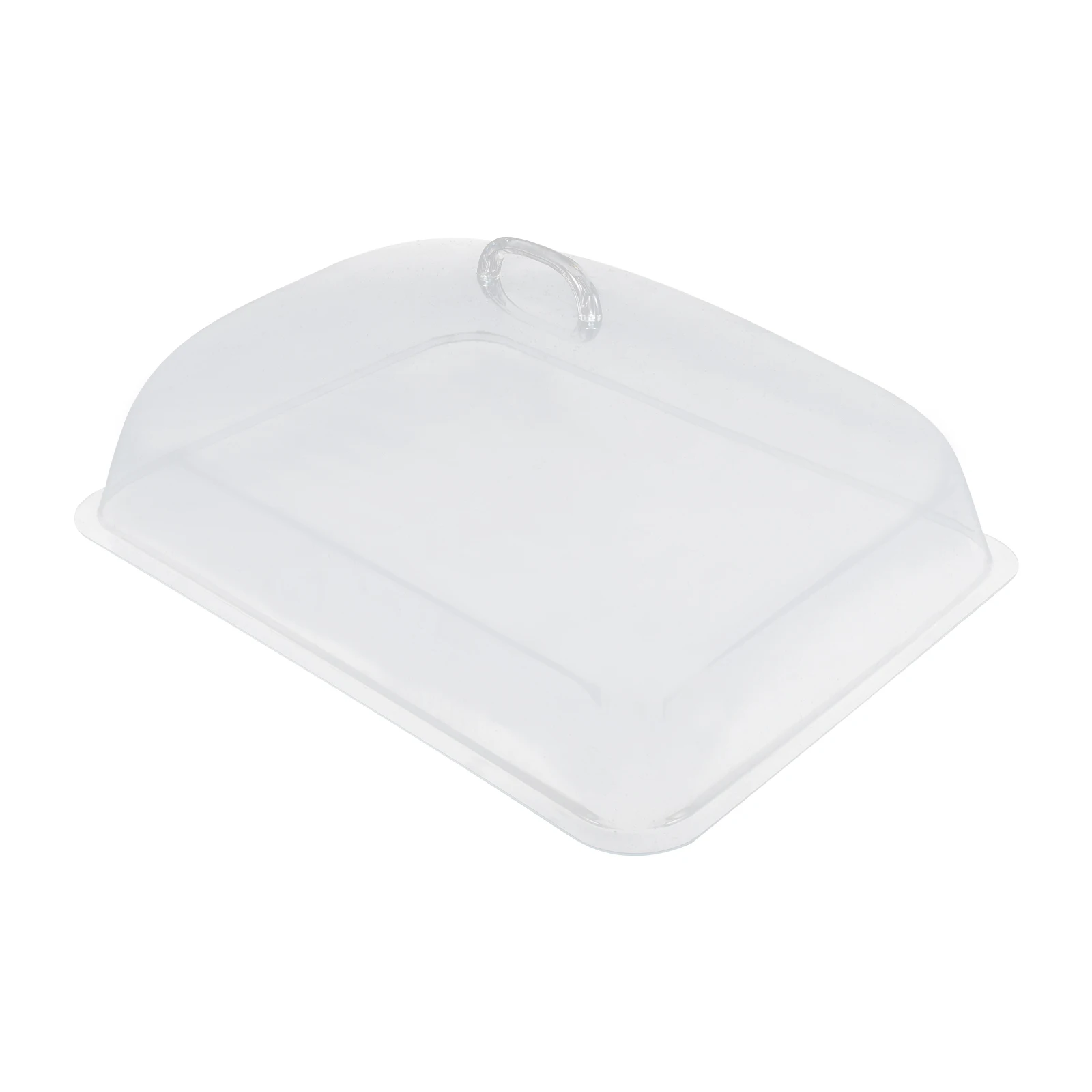 

Plastic Food Cover Fresh Preservation Lid Clear Acrylic Cake Snack Dome Rectangular Large Size Hygienic Protective Kitchen