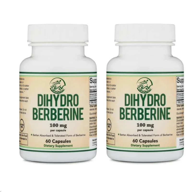 

Dihydroberine Supplement 100mg Super Small Aspartic Acid High Absorption Non Genetically Modified, Vegetarian Safe 60 Capsules