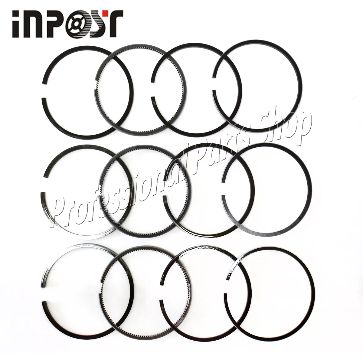 68mm 3 Sets STD Piston Ring Set for Mitsubishi K3B Iseki TX155 TX1510 TX2160 TU140 TU147 Tractor