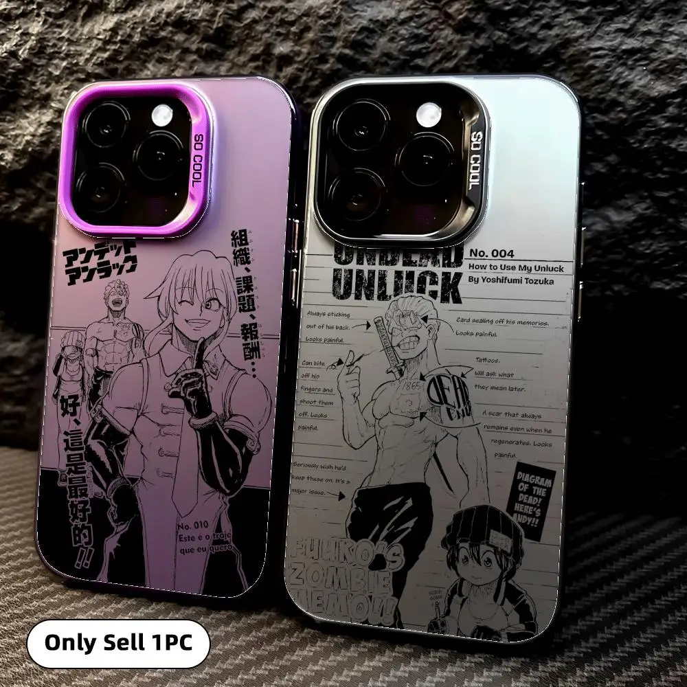 

Undead Unluck Phone Case For iPhone 17 16 15 14 13 12 11 Pro Max Air Colorful Matte Laser Aurora Shockproof