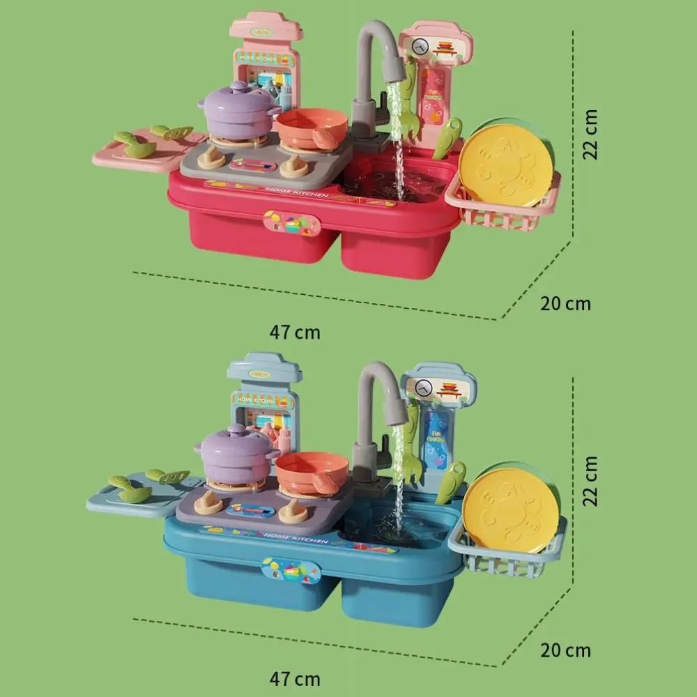 Play House Zabawki dla dzieci Zmywarka Elektryczny automatyczny system cyklu wody Symulacja zabawek kuchennych Bezpieczny materiał Prezenty dla dzieci