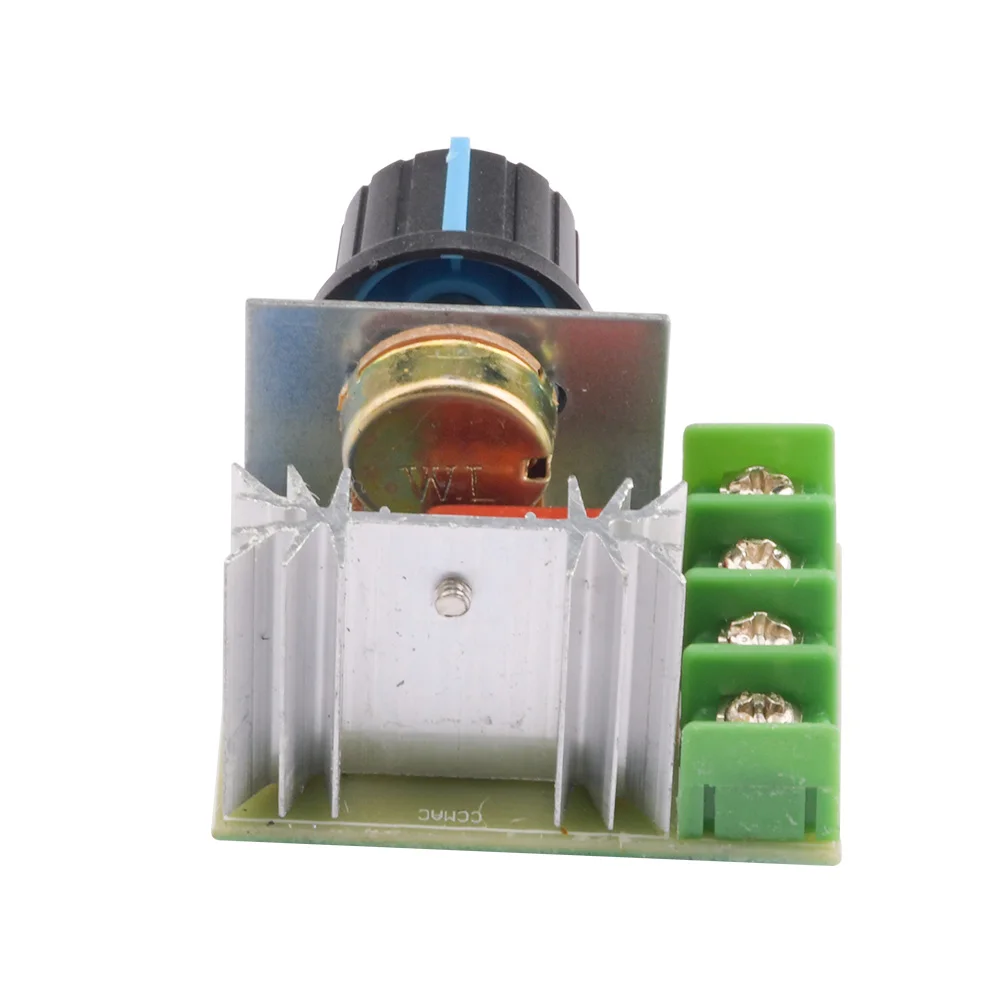 AC220V 2000W Voltage Controller AC90-220V Adjustable Dimming Temperature Regulation Module Bidirectional High-power Thyristor