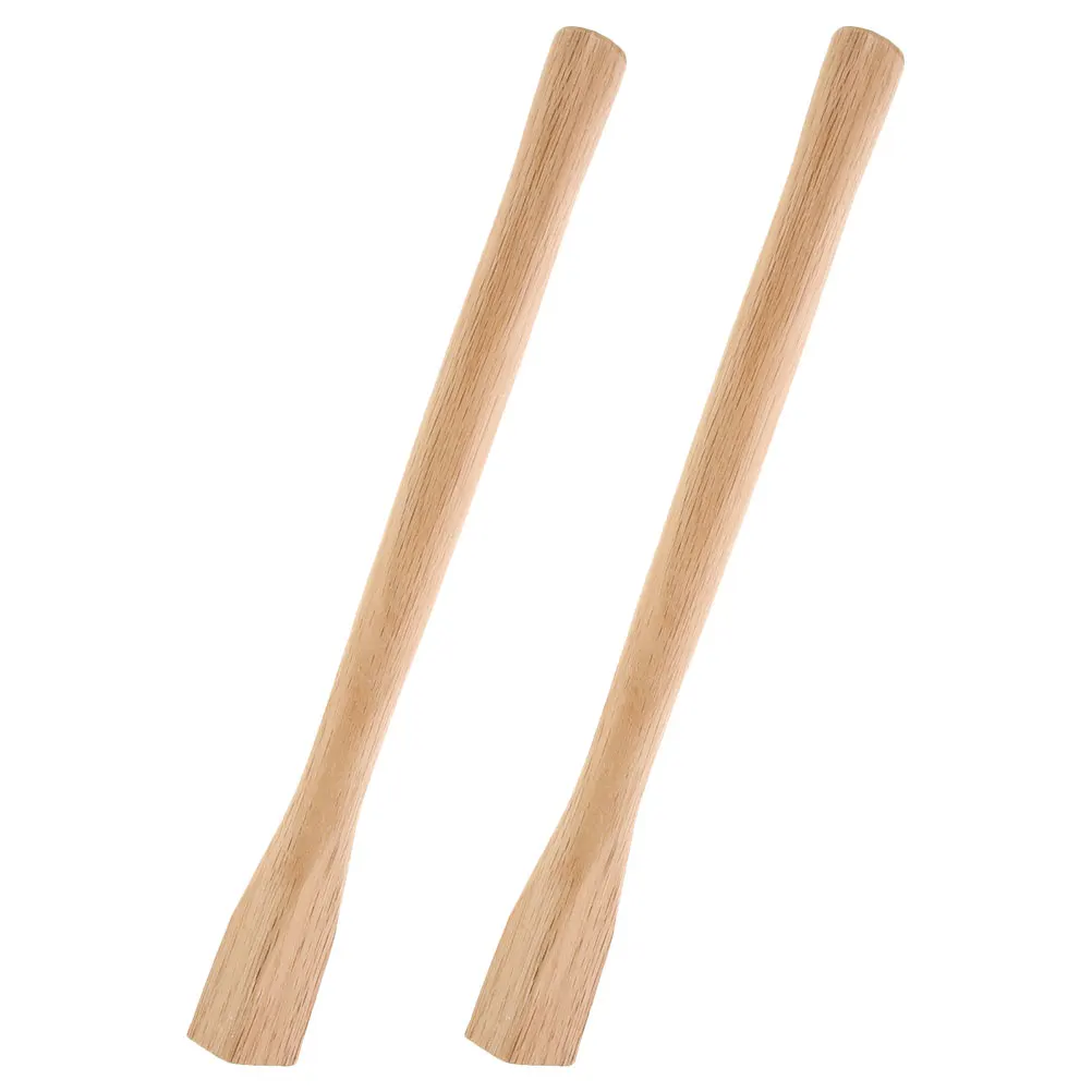 

2Pcs Wooden Hoe Handle Replacement Sturdy Install Garden Work Woodworking Tool for Garden Work Hoe Handle