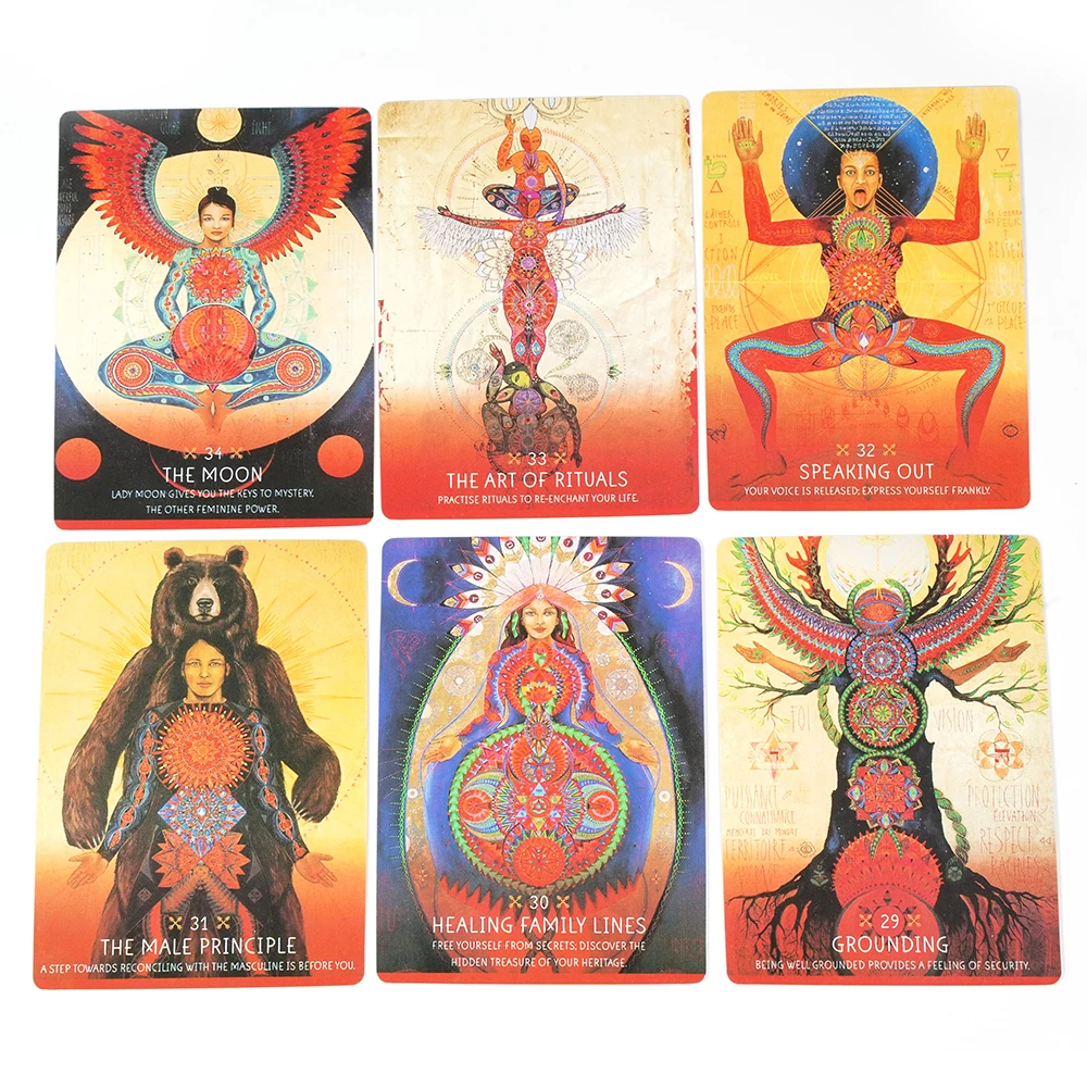 The Medicine Woman Oracle Discover los arquetipos de las tarjetas femeninas divinas