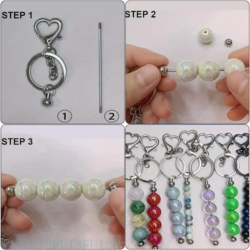 U13F 10pcs Silber Herzkochtierstüsse für kreative DIY -Projekte für die Taufe