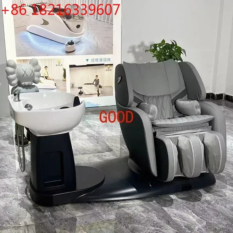 TAO Spa Hair Bed Professional  Makeup Chair Commercial Chairs Beauty Customer Luxury Hairdressing Washbasin Stylist Aesthetic