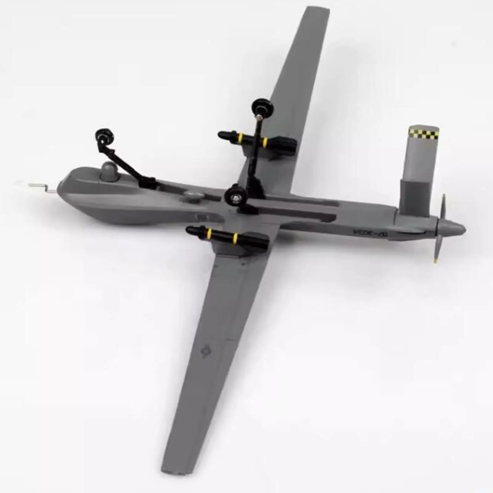 Alloy 1/72 MQ-1 Model samolotu Diecast Pomoce dydaktyczne Pamiątka ze stojakiem na szafkę TV Bar Półka na książki Sypialnia Kawiarnia