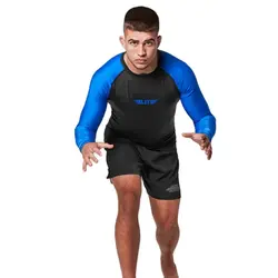 Nowe zapasy topy bokserskie koszule z długim rękawem Rashguard odzież Fitness szybkie suche oddychające lekkie ubrania Gym Sportwear