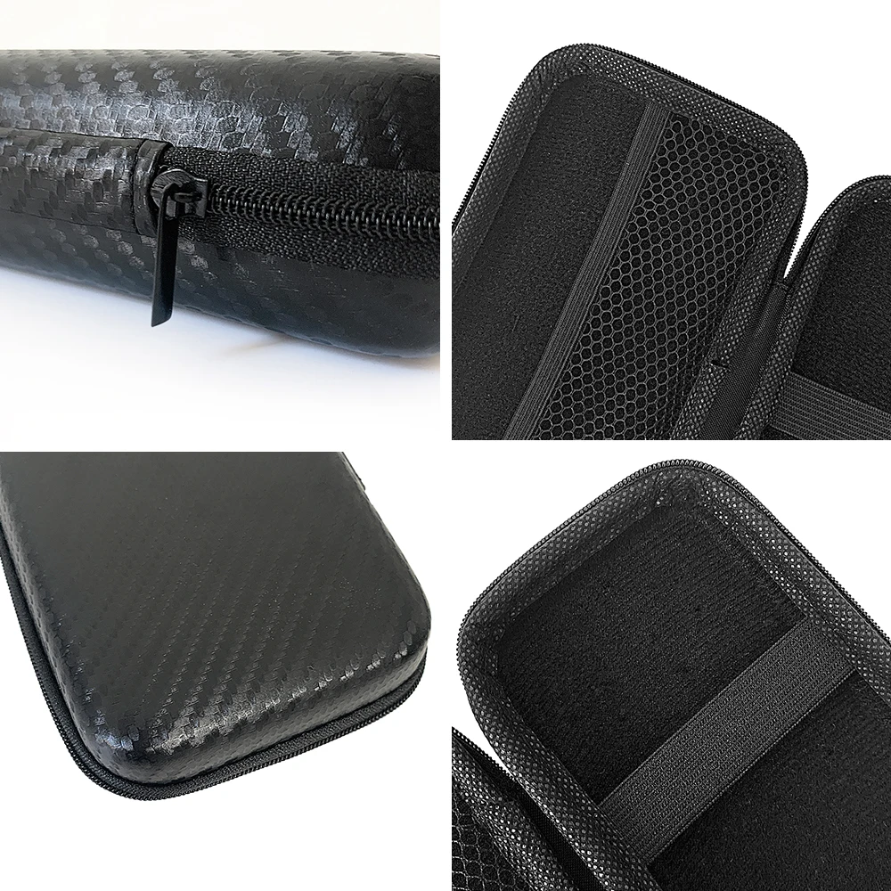 Car Repair Tool Kit Storage Bag Car Terminal Removal Organizer Bag Multiple Sizes Carbon Fiber Pattern With Zipper