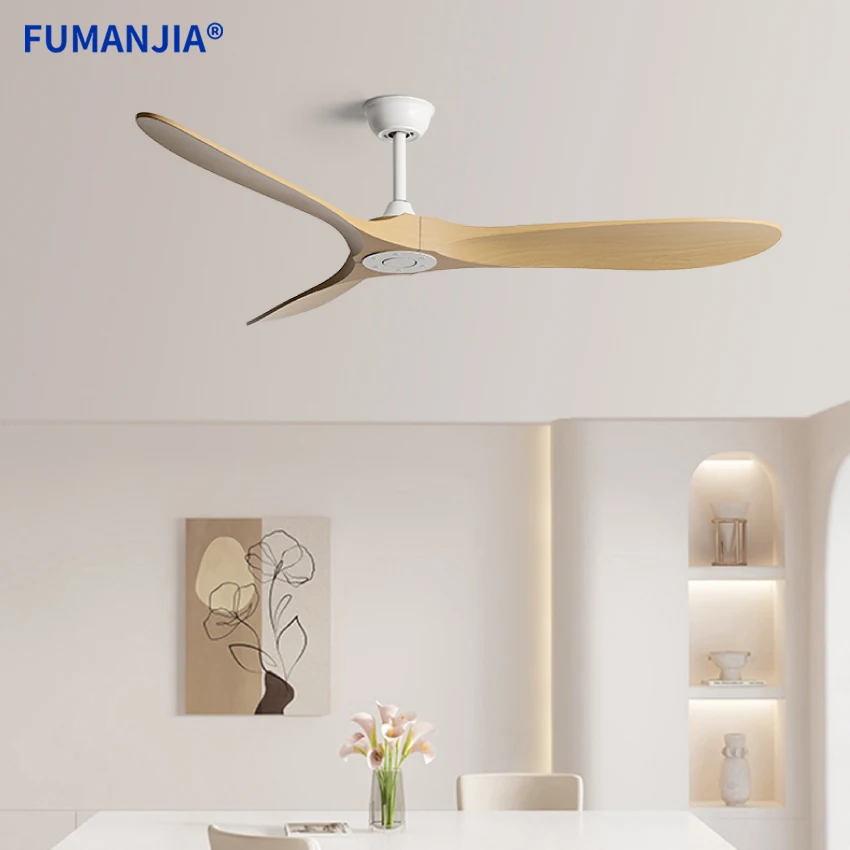 FUMANJIA 36,42,52,60 Inch Inverter Ceiling Fan With Remote, Quiet, 6-Speed, Energy-Efficient for Living, Dining, Study, Bedroom