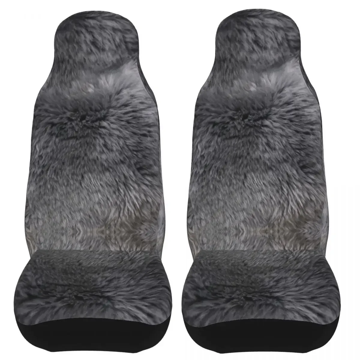 Grey Sheepskin Fur Hide Universal Car Seat Cover Auto Interior AUTOYOUTH Car Seat Covers Polyester Seat Protector