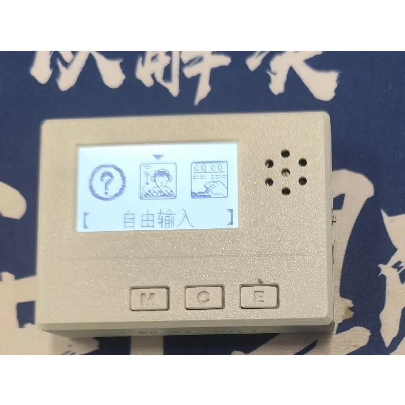 Entraîneur de codes Morse portable imprimé en 3D, clé CW automatique, port 2x3,5 mm avec écran LCD 2,3 pouces
