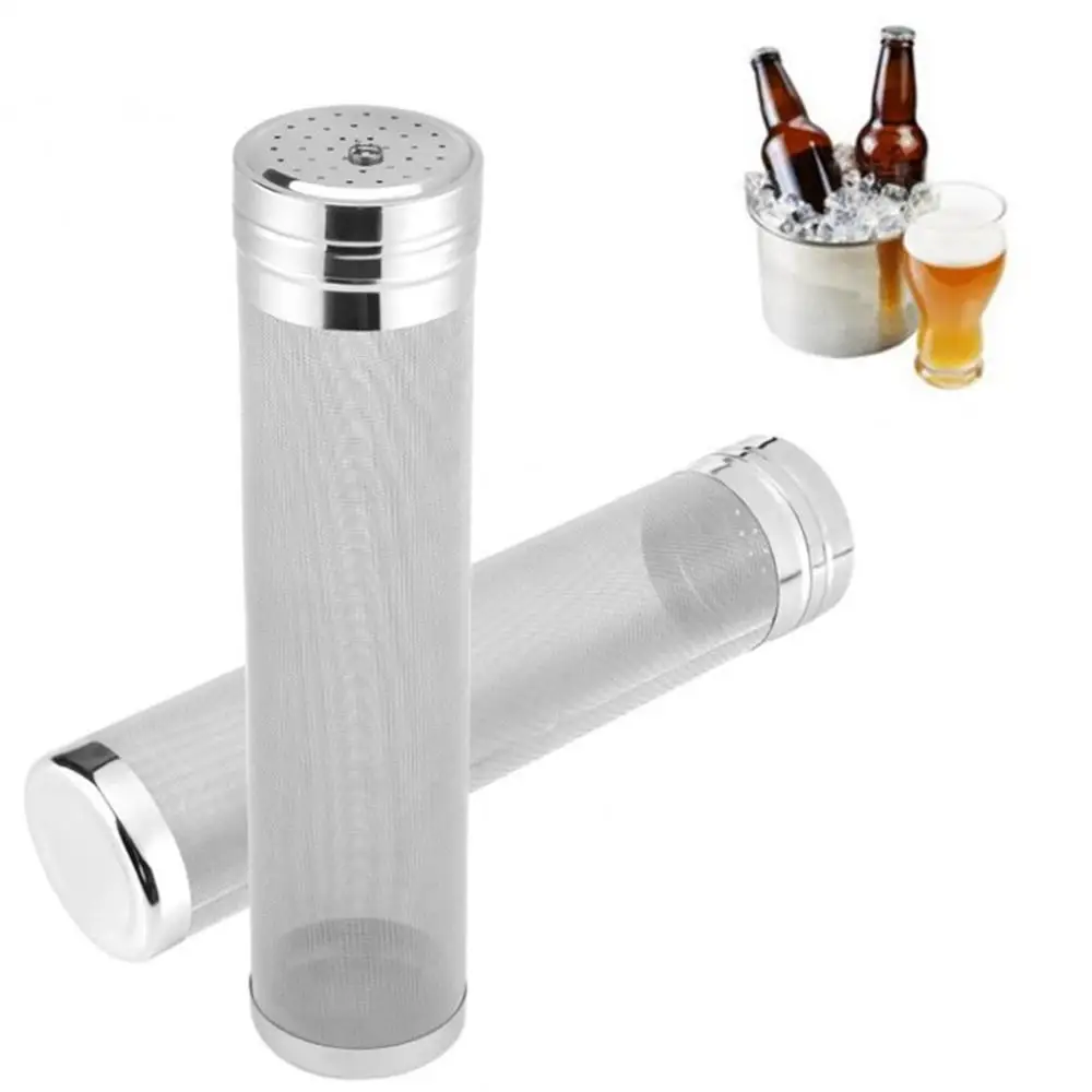 Stainless Steel Dry Hopper Beer Brewing Kettle 300 Micron Mesh Mesh Beer Filter Hop Spider Hop Basket Homebrew Hop Strainer
