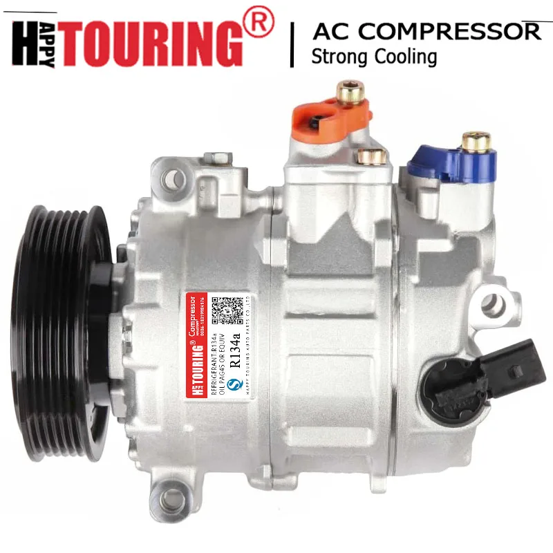 

A/C AC Compressor for VW Volkswagen Beetle 1.8L 2.0L 2009-2015 CC Golf GTI 1K0820859D 1K0820859M 1K0820859S