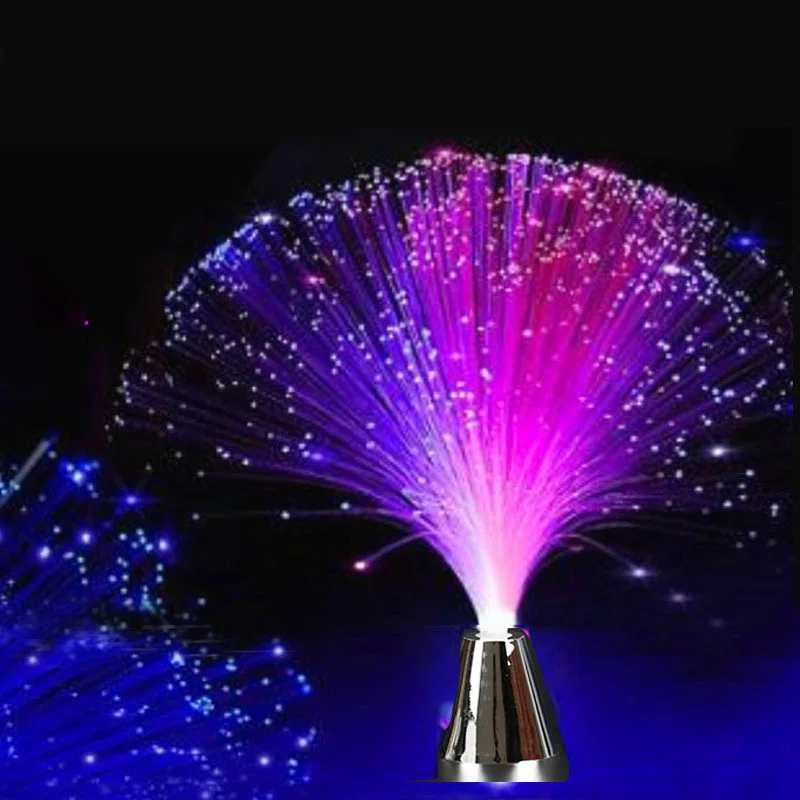 Colorful Fiber Optic Light LED Optical Night Lamp Starry Sky Atmosphere Night Light for Kids Holiday Wedding Party Home Decor