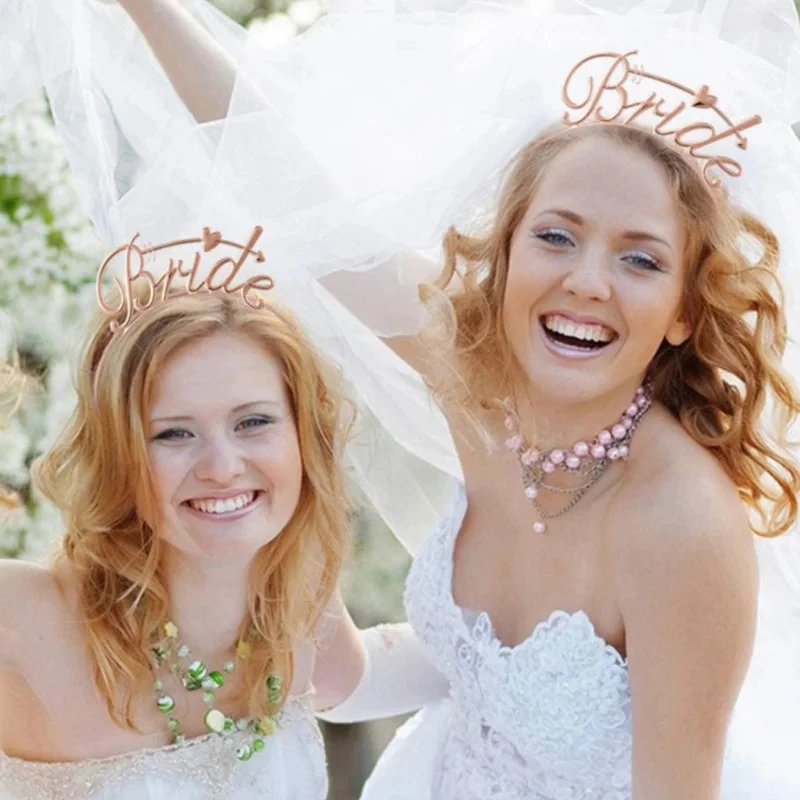 Wedding Decorations Bridal Shower Wedding Veil Team Bride To Be Satin Sash Bachelorette Party Girl Party Decoration Supplies image 6