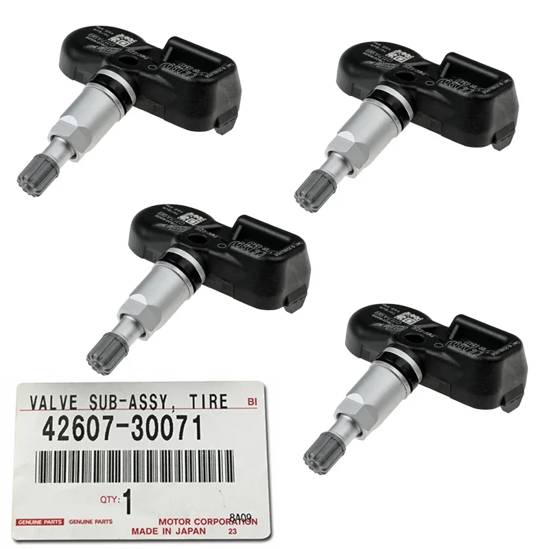 4pcs 42607-30071 PMVC210 433MHz Tire Pressure Sensor TPMS For Toyota Avalon Lexus CT ES GS GX IS LC LS LX NX RC 4260730071