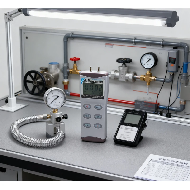 AZ-8205 Digital Manometer Accurate Differential Pressure Tester with High Precision Measurement