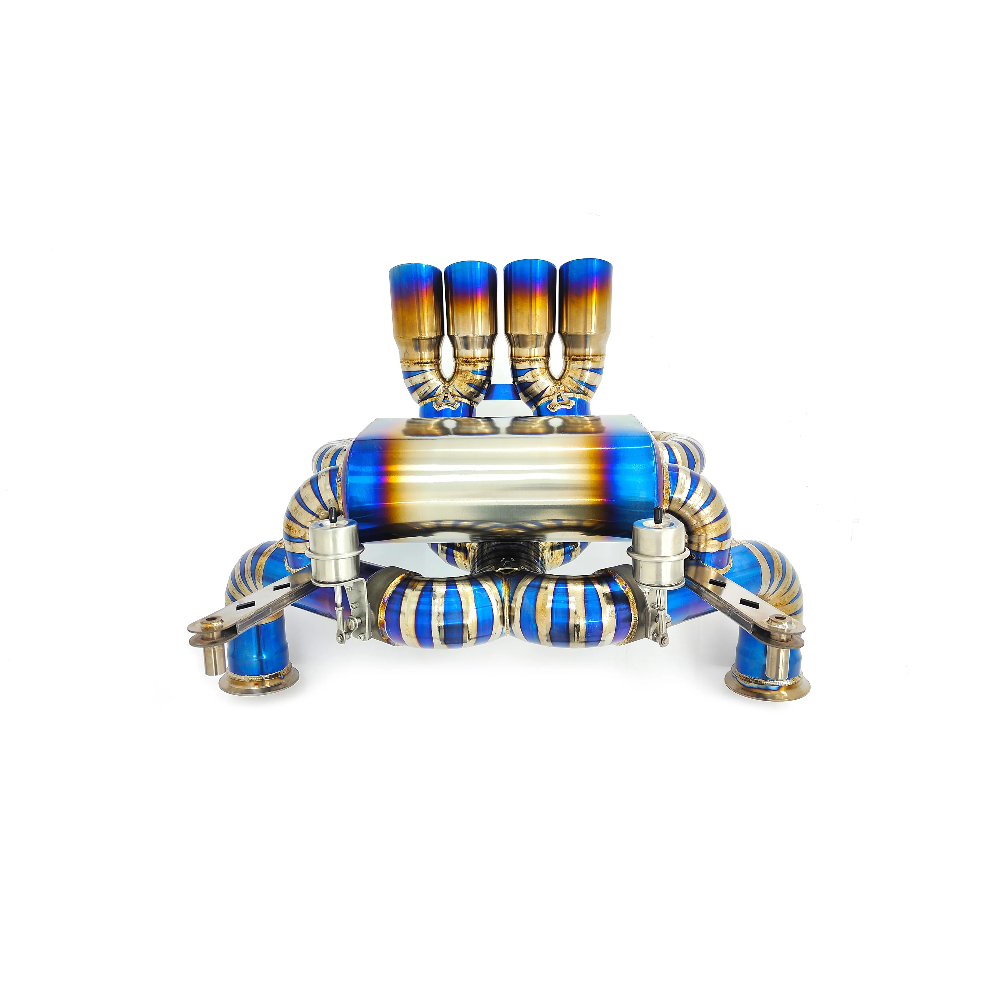 

CSZ Titanium Exhaust for Lamborghini Aventador LP700-4/LP750-4 SV 6.5L V12 Valved Muffler Axle Back Exhaust Catback