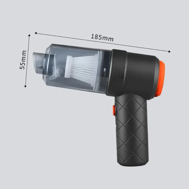 Mini Handheld Cordless Vacuum Cleaner - Portable Wireless Strong Suction Blow and Suck High Power Cleaner for Car Wash