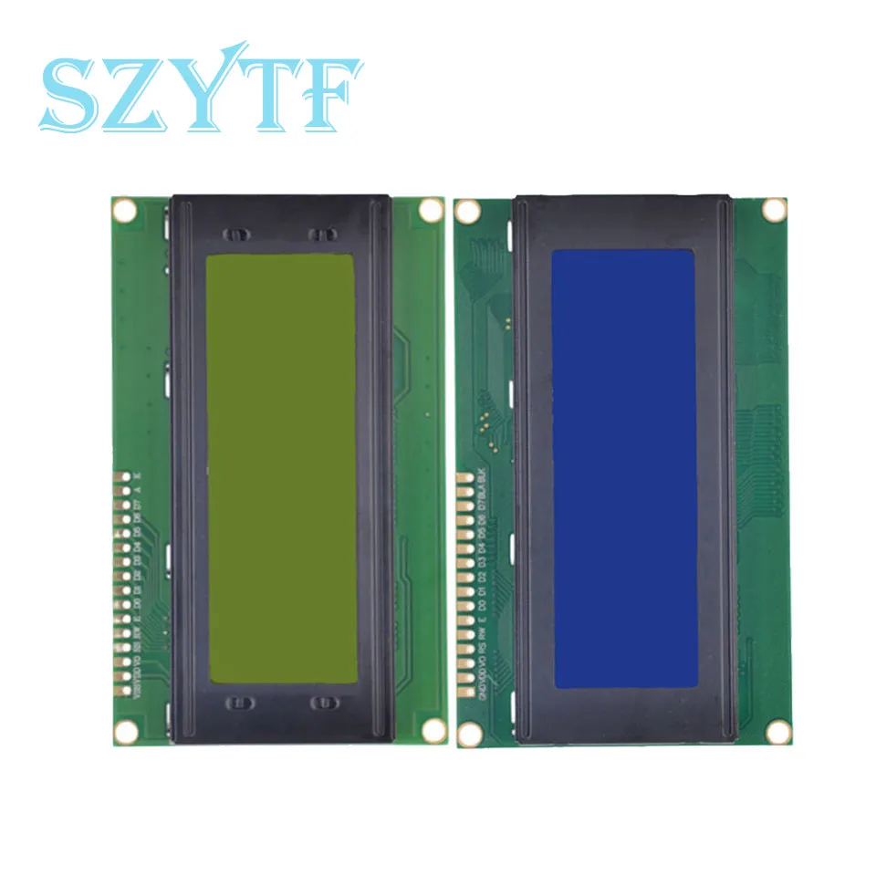 LCD2004+I2C 2004 20x4 2004A Blau/Grüner Bildschirm Zeichen LCD/mit IIC/I2C Serielles Schnittstellenadaptermodul für Arduino