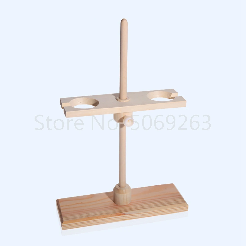 1PCS Wooden 2holes or 4holes Pore size 50mm Seperating Funnel Stand Support Rack Lab Supplies