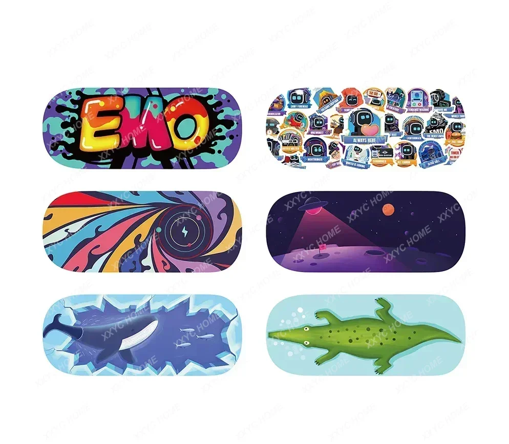 Эмо-робот, умная световая наклейка, гарнитура, эмо-робот, модные аксессуары