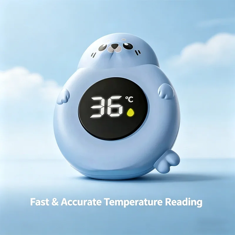 

Baby bath thermometer Tub Temperature Monitor Hot Cold Water Resistant Temperature Warning Monitor Upgraded Sensor LED display